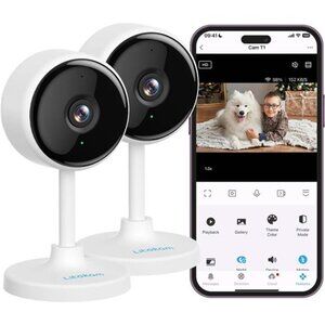 Indoor Camera, Cameras for Home Security with Night Vision, Pet Camera